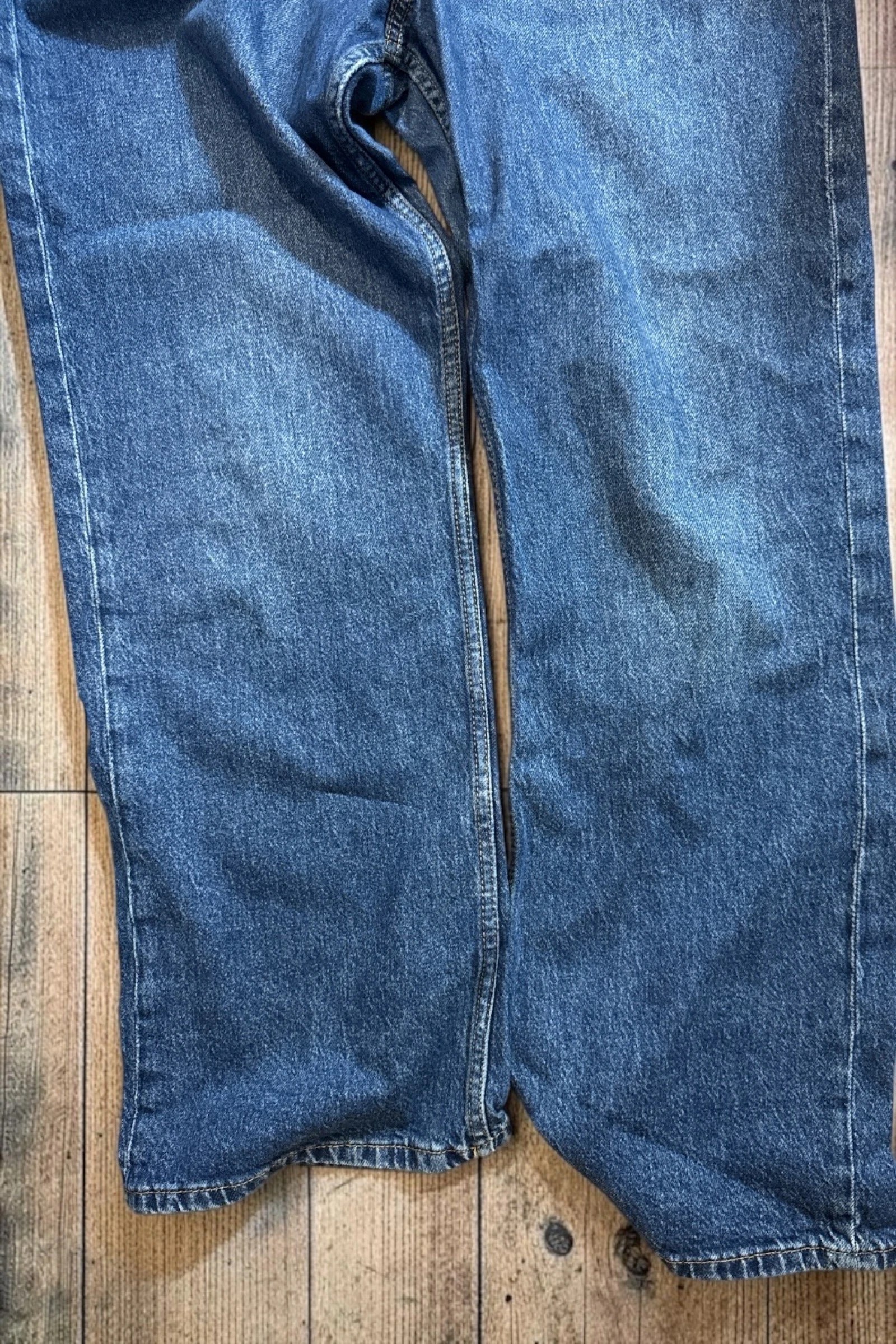 Primark rechte blauwe spijkerbroek maat L 42 denim katoen – photo 3